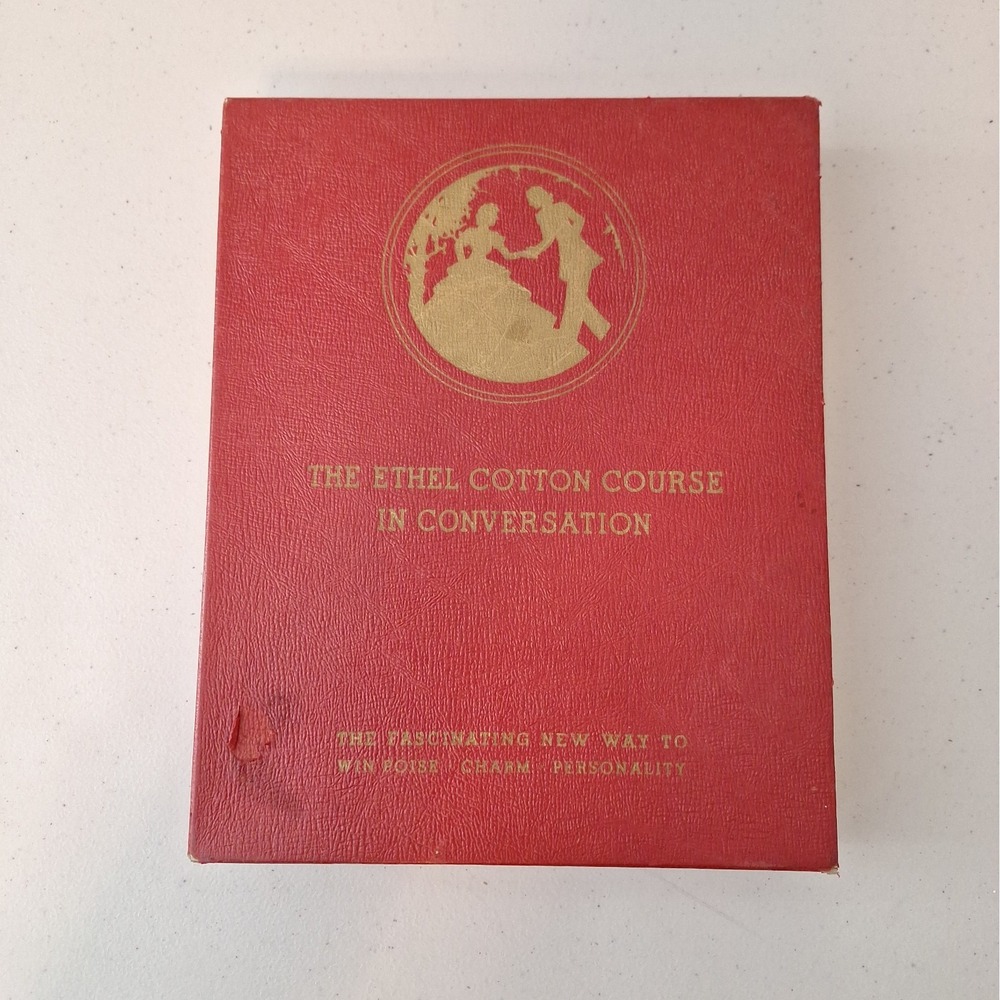 RARE The Ethel Cotton Course in Conversation 12 Book Set 1967 Org Box Complete